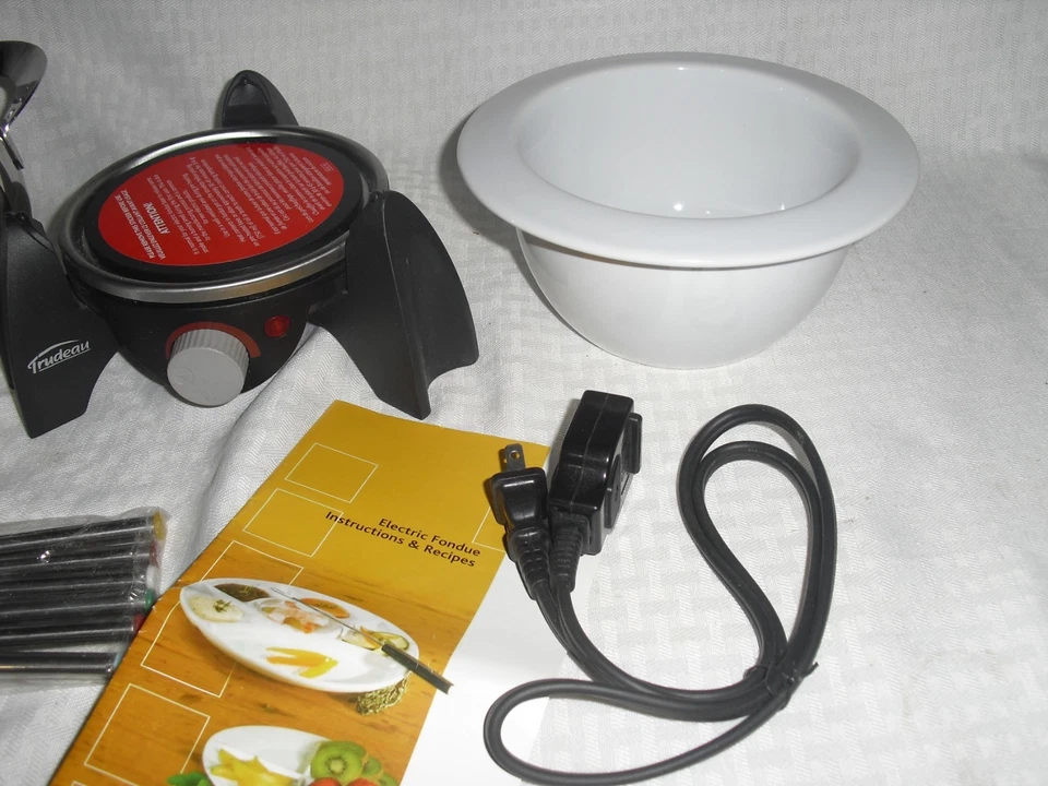 Juego Multi Fondue Eléctrico Trudeau Calidad Acero Inoxidable 892-3004 Caja Abierta Foto 4 de 4