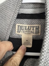 Duluth Trading Co. Men's Fleece Jacket Medium Gray Full Zip High Quality