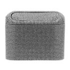 Car Door Mounted Glitter Trash Can Rhinestone Decor Portable Waste Basket Box