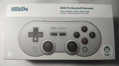 8bitdo SN30 Pro (Sealed) (Gray, Hall Effect Sticks)