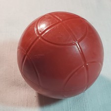 Red Plastic Bocce Ball