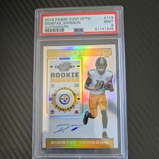 2019 Panini Contenders Optic  Prizm Rookie Ticket  Autographs Diontae Johnson