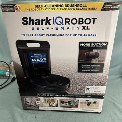 Shark RV1002AE IQ Robot Self-Empty XL Vacuuming for up to 45 days OPEN BOX 