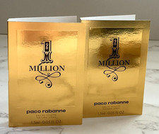 2x 1 Million Paco Rabanne Eau De Toilette 1.5 ML - 0.05 FL OZ Sample