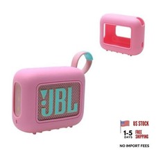Silicone Cover Case for JBL Go 4 Ultra-Portable JBL GO 4 Cover Case 2.Pink