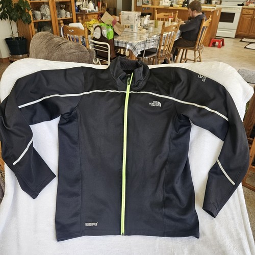 The North Face Flight Series Jacket Mens Large Black Full Zip Windbreaker