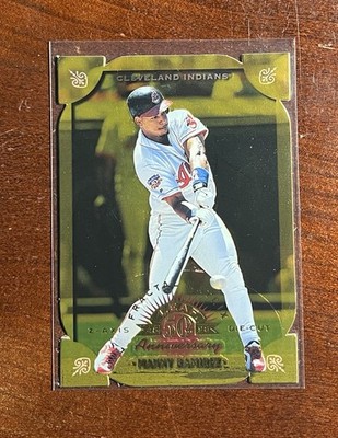 1998 Leaf Manny Ramirez Fractal Matrix Z Axis Die Cut NM-MINT Crazy Rare 