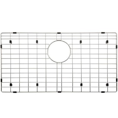 26-1/4'' X 14-1/4'' Sink Protector, Rear Drain with Corner Radius 3/8'', NLW2715R