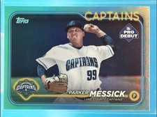2024 Topps Pro Debut - Parker Messick #PD-147 Aqua Foil /75 (RC)