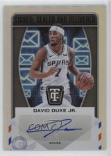 2024 Panini Totally Certified Signed Sealed and Delivered David Duke Jr Auto 0r4