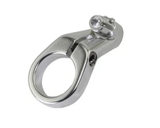 Bike Alloy Front Cable Hanger 1 W/Adjuster Silver.