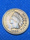 1864 Indian Head Cent Penny Bronze Choice XF ++, Civil War Era #91
