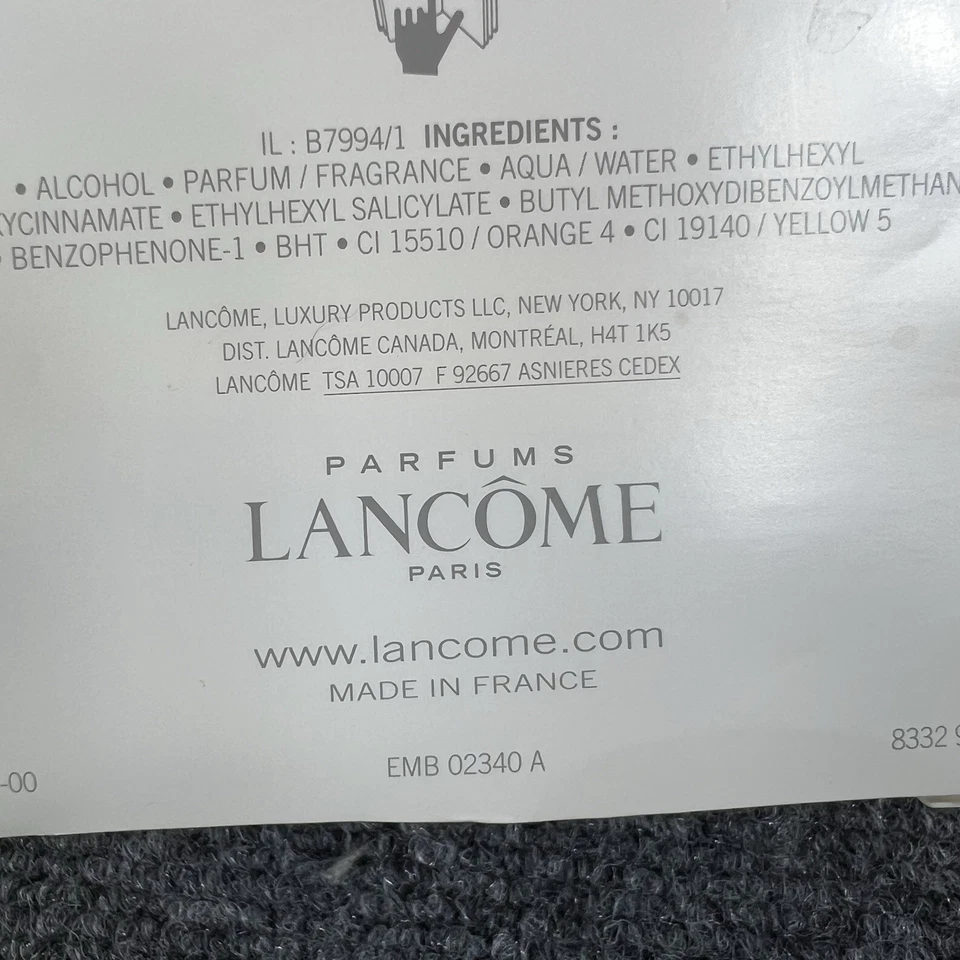 Eau de Parfum Vintage Lancome Attraction 100 ml 2006 UY276 Nuevo Descatalogado Foto 4 de 4