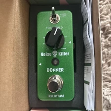 Donner Noise Gate Noise Killer Effects Pedal Noise Suppressor 2 ModesTrue Bypass