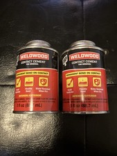 Water-Resistant Weldwood Contact Cement, 3 Oz - Pack of 2 for Wood Projects
