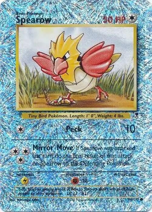 Spearow - 94/110 - Pokemon Legendary Collection Reverse Holo Rare Card NM