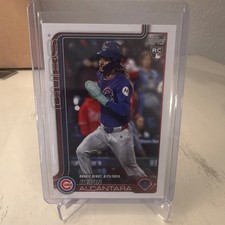 Topps 2025 Update Series Kevin Alcantara Rookie Card Chicago Cubs US128. rookie card picture