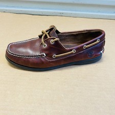 Timberland Boat Shoes Brown Leather Men's Size 8 M Nice Condition