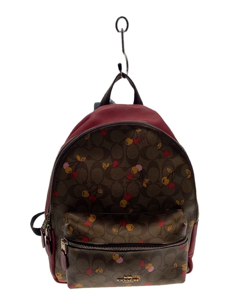 COACH BRD F31372 Stylish Leather Backpack for Women and Men