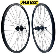 Mavic XM119 26 Inch Black Shimano Cassette HG Disc 32h Wheelset QR 100/ 135mm