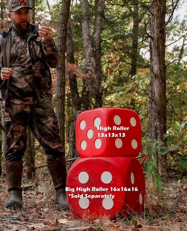 Morrell High Roller Foam Target 6-Sided 21 Bullseyes 13" x 13" x 13"