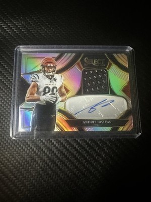 2025 SELECT FOOTBALL ANDREI IOSIVAS PATCH AUTO # /249 Bengals SP  