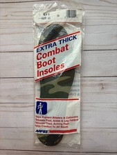Men's Extra Thick Combat Boot Insoles Inserts Size 11 Cushions Absorbs Comfort