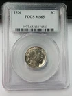 1936 Buffalo Nickel 5C PCGS MS65