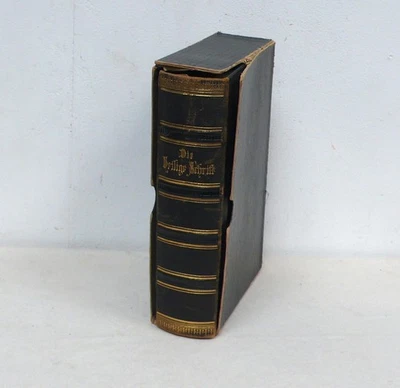 Luther Bibel AT + NT, 2. Auflage 1899 Stuttgart Privil. Württemb. Bibel Anstalt - Bild 1 von 4