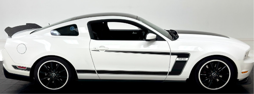 Fits Ford Mustang Style Side C-Stripes Decals Premium Vinyl Graphics Hockey 01 - Bild 2 von 5