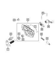 Genuine Mopar Transmission Case Cover 68441888AA