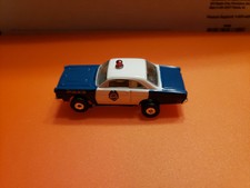 Johnny Lightning Thunder Jet 500 Ford Fairlane Police HO Slot Car - Runs