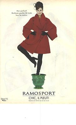 WERBUNG WERBUNG 1997 RAMOSPORT mon parfum?  ein paar Tautropfen