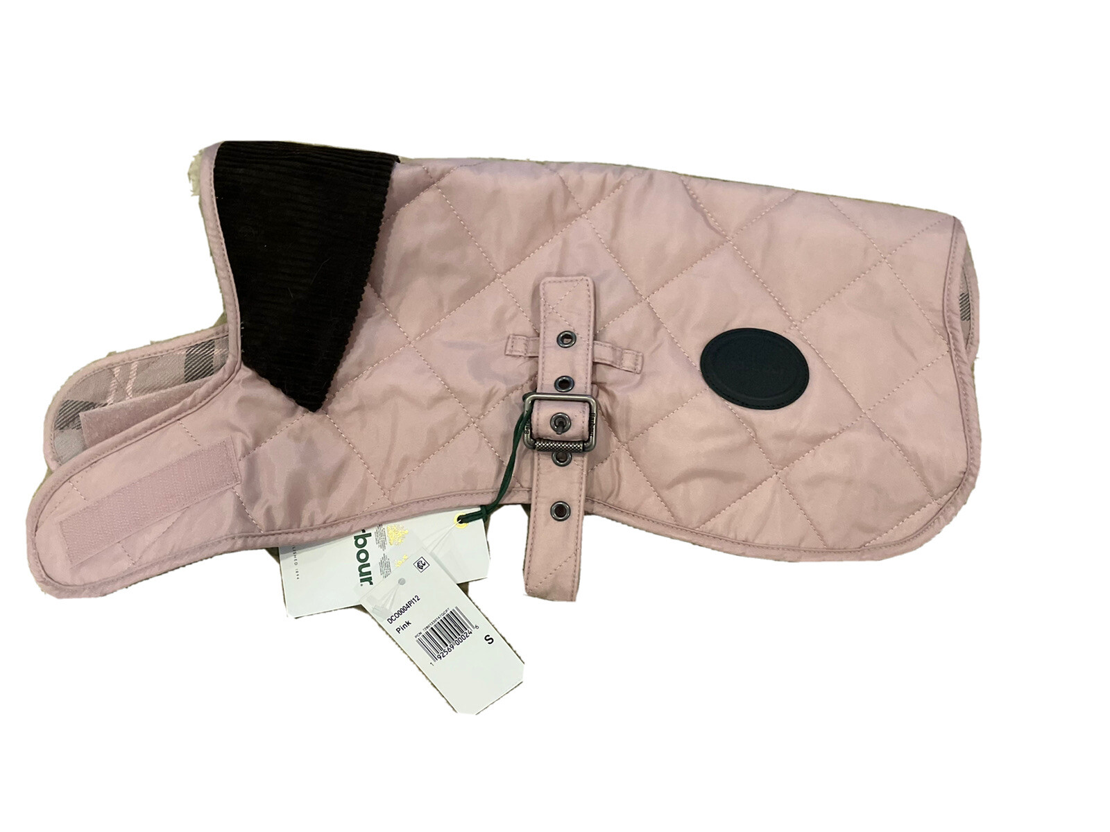 Barbour Quilted Dog Coat - Pink - Small 