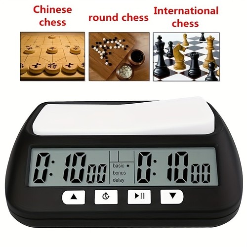 Stopwatch Electronic Competition Digital Watch Count Up Chess Clock Timer Board - Picture 5 of 9