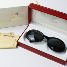 must de Cartier Trinity Sunglasses Black noir 53  20