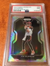 Joe Burrow RC 2020 Chronicles PB-1 Prisms Black Silver Bengals PSA 9 Mint
