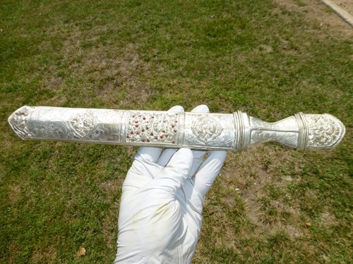 Antique Tibetan Warrior Dagger Knife Khampa Tibet Sword Ke Tri - Picture 3 of 13
