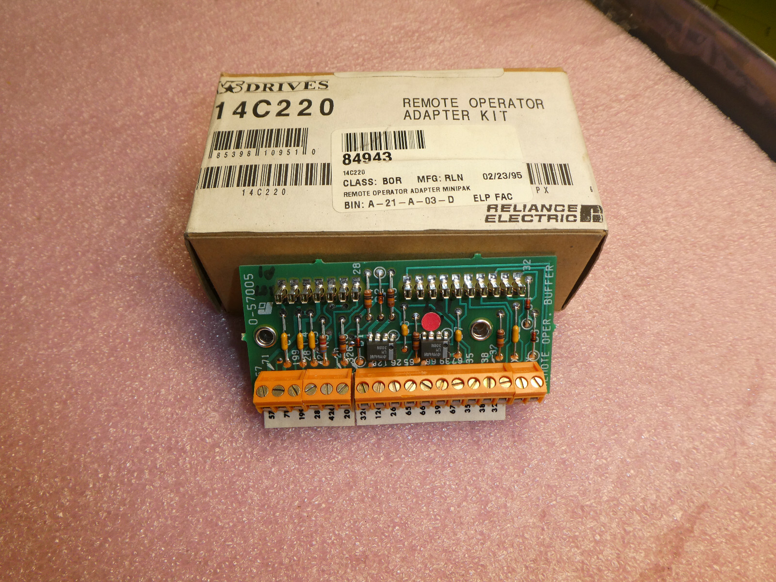 RELIANCE ELECTRONIC 0-57005 REMOTE OPERATOR ADAPTER KIT / REMOTE OPER ...