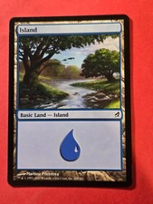 2007 Magic The Gathering Lorwyn #288 Island, Basic Land, C, NF, cd1