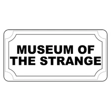 Museum Of The Strange Retro Vintage Style Metal Sign - 8 In X 12 In With Holes