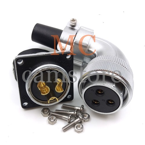 WEIPU WS28 2-35 pin Aviation Connector Bulkhead 4 Hole Panel Mount Plug - Socket - Picture 14 of 20
