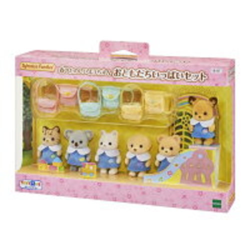 SYLVANIAN FAMILY DELUXE ASILO NIDO BABY SET CALICO CREATURE EPOCA - Foto 1 di 2