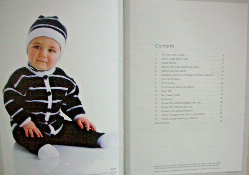 Homemaker Knitting Pattern Book - Family Designs - 17 Projects in 8Ply 2Yrs-XXL - Picture 5 of 6