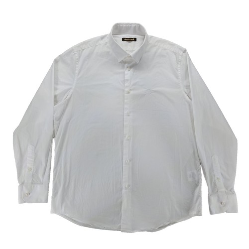 Cavalli Class By Roberto Cavalli Men's Black Slim Fit Textured Dress Shirt,  15 | eBay