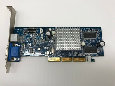 GIGABYTE GV-92S128T AMD RADEON 9200 SE 128MB DDR TV-Out VGA AGP #GK346