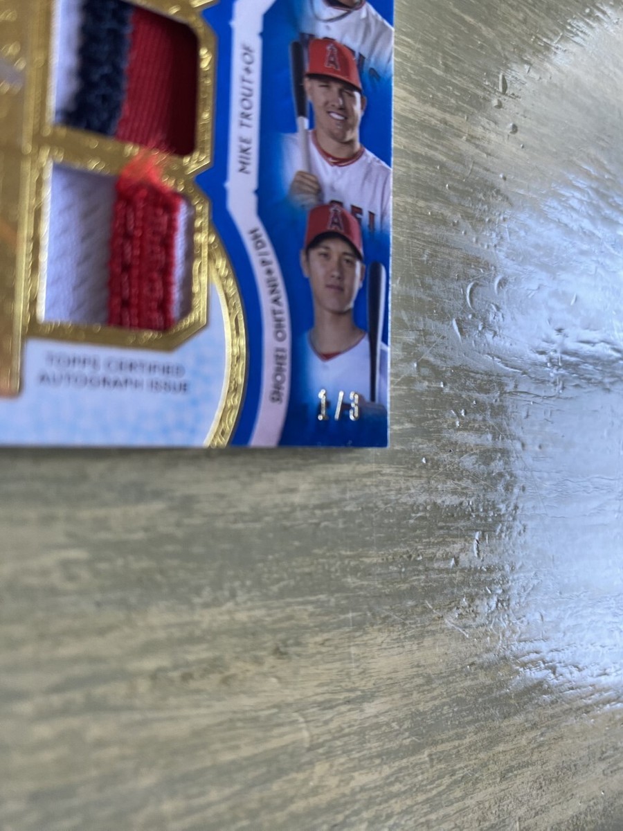 2018 Triple Threads Mike Trout Shohei Ohtani Albert Pujols