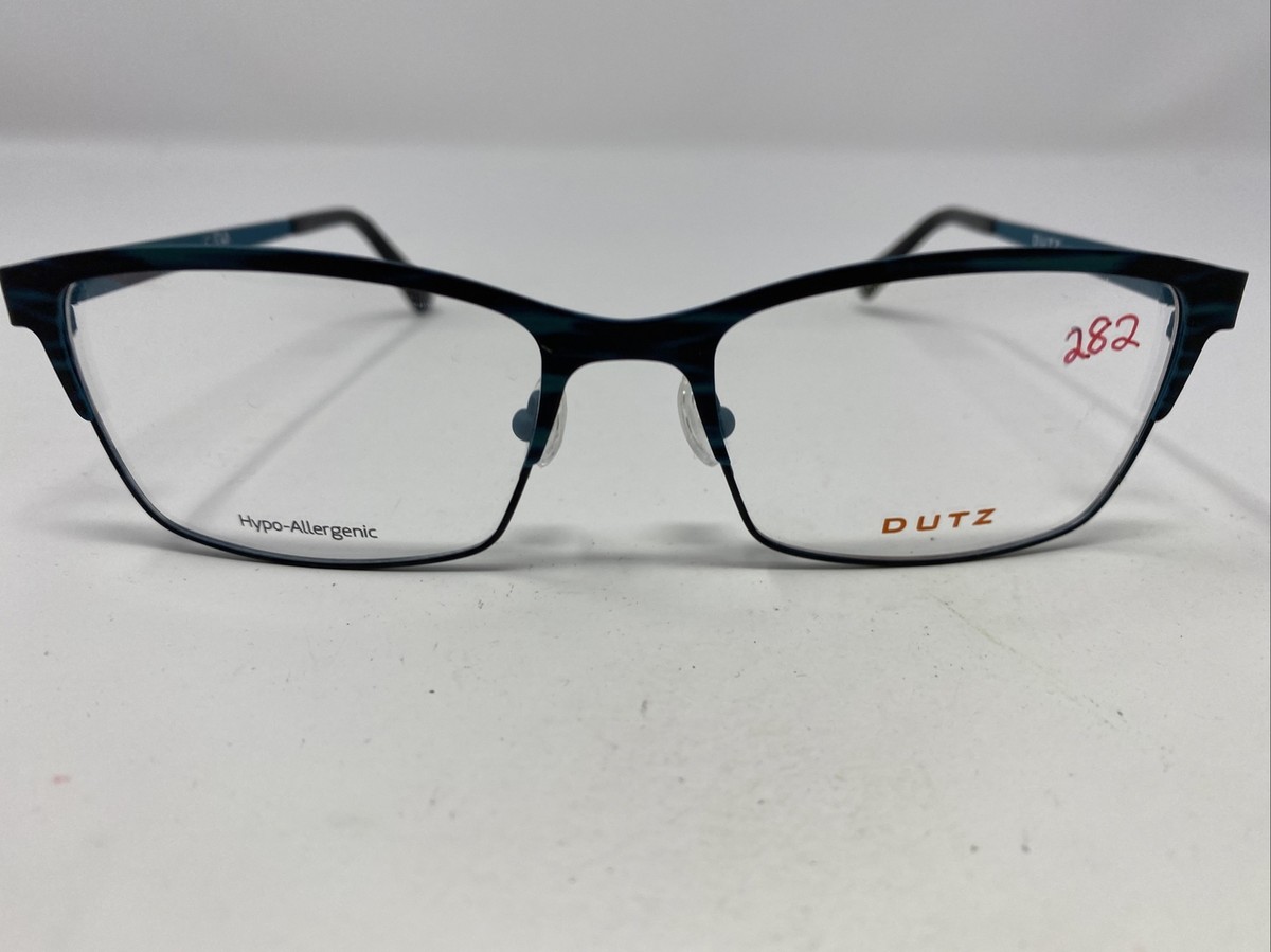 DUTZ Eyewear Netherlands SZ622 53-18-140 Black/Blue Eyeglasses Frame  S560