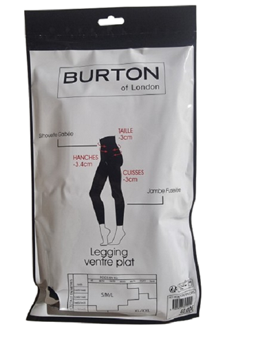 BURTON Legging Ventre Plat minceur immédiate extensible Anti-cellulite noir - Foto 2 di 6