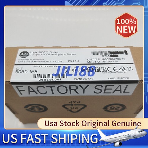 Allen Bradley 5069-IF8 Ser A Compact 5000 Analog Input Module, 8-Ch, New Sealed
